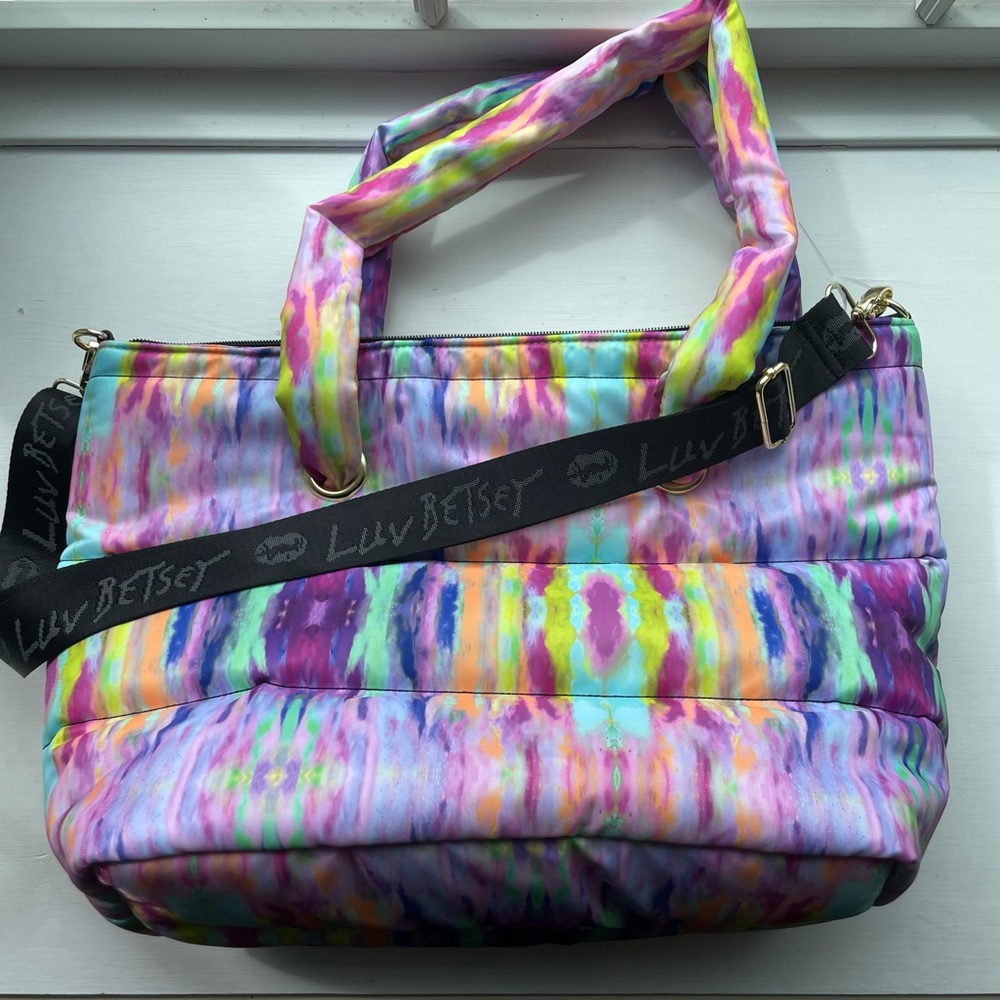 Betsy Johnson Tie Dye Tote